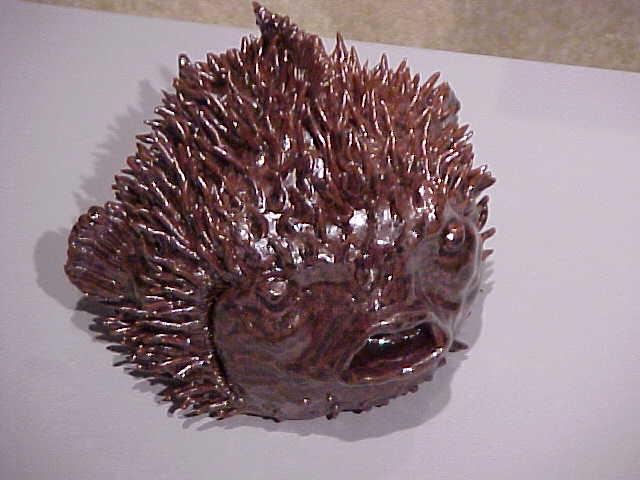 ceramic dream puffer fish Tamara Jaeger