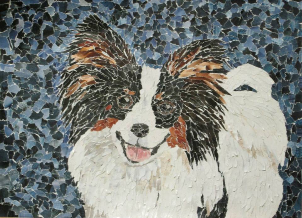 "Windi" custom dog portrait by Tamara Jaeger