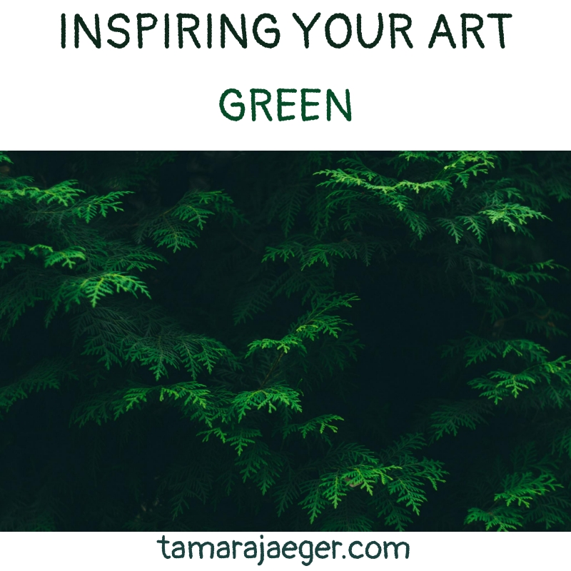 inspiring your art color green