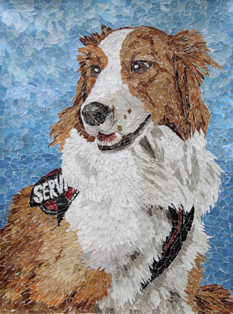 Hope service dog portrait