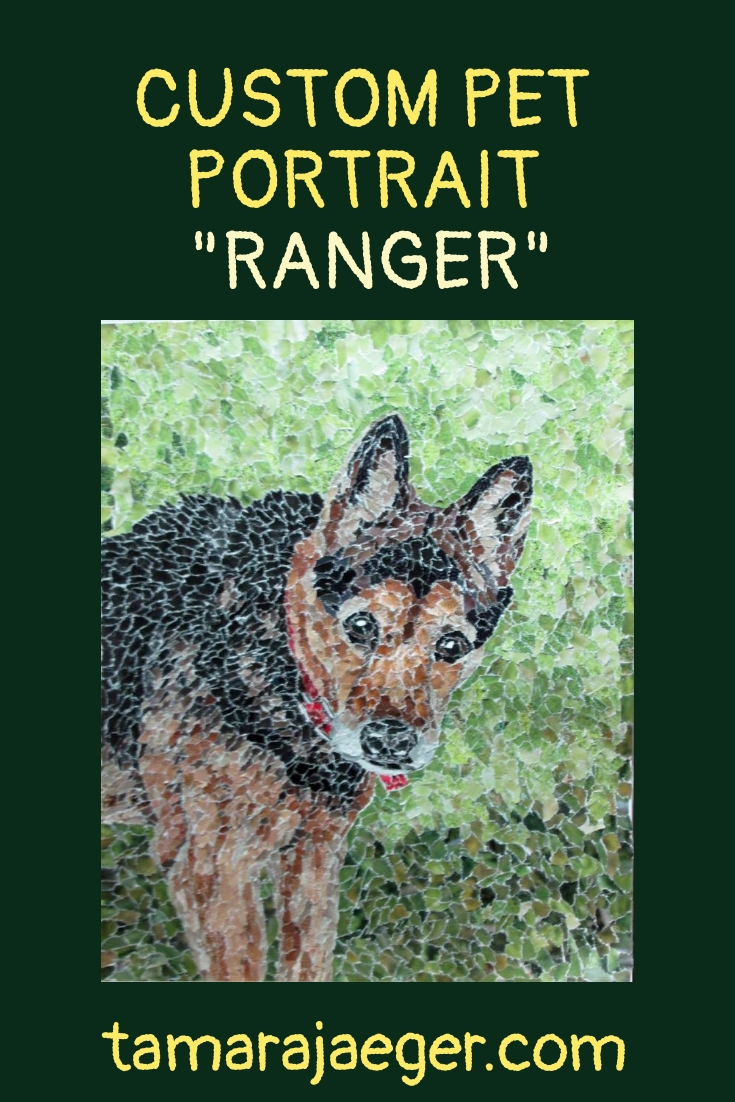 Ranger custom dog portrait