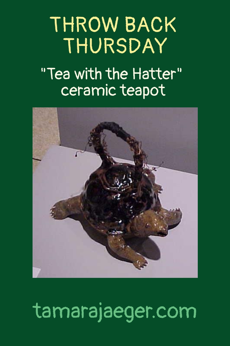 Throwback Thursday ceramic turtle teapot